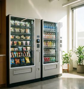 two vending machines side by side